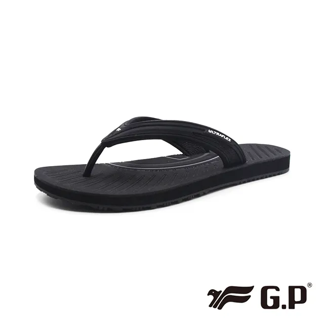 G.P(男)新 極簡風夾腳拖鞋 男鞋－黑色(另有綠色、橘色) 歷史價格詳細信息
