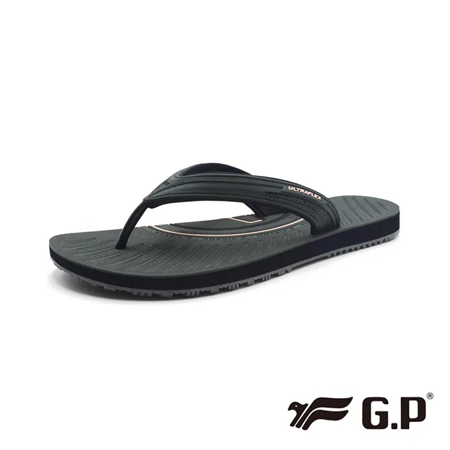 G.P(男)新 極簡風夾腳拖鞋 男鞋－黑色(另有綠色、橘色) 歷史價格詳細信息