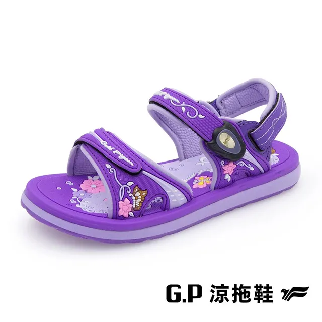 【G.P 夢幻公主風磁扣兩用童涼鞋】G0721B-41 紫色 (SIZE:26-30 共二色) 歷史價格詳細信息