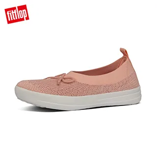 【FitFlop】UBERKNIT SLIP-ON BALLERINA WITH BOW 易穿脫舒適娃娃鞋-女(珊瑚粉) 歷史價格詳細信息