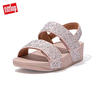 【FitFlop】MINA GLITTER MIX SLIDES閃耀亮片造型寬帶涼鞋-女(瓷藍色) 歷史價格詳細信息