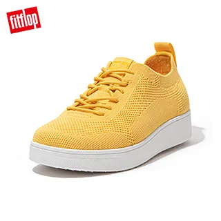 【FitFlop】RALLY TONAL KNIT SNEAKERS 運動風繫帶休閒鞋-女(都會白) 歷史價格詳細信息