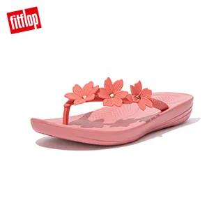 【FitFlop】IQUSHION FLOWER FLIP-FLOPS 花飾輕量人體工學戲水夾腳涼鞋-女(檸檬綠) 歷史價格詳細信息