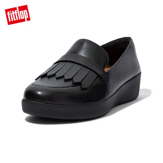 【FitFlop】SUPERSKATE PATENT CROC-PRINT LOAFERS 輕量休閒樂福鞋-女(米色) 歷史價格詳細信息