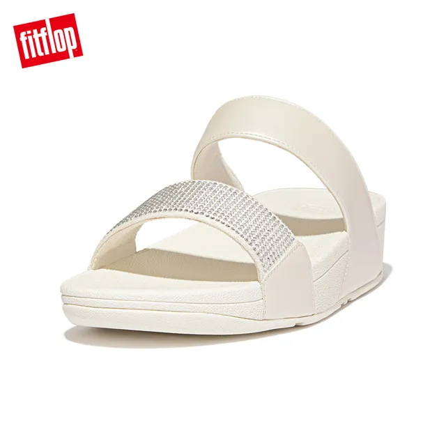 【FitFlop】LULU CRYSTAL EMBELLISHED TOE-POST SANDALS夾腳涼鞋-女奶油色 歷史價格詳細信息