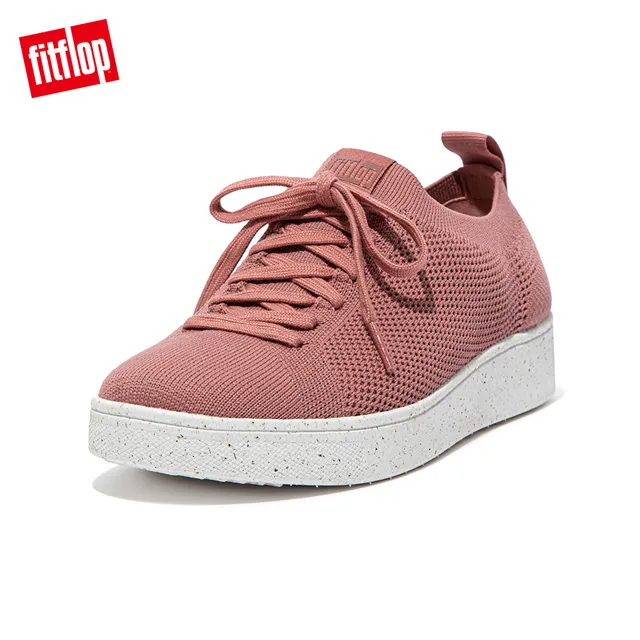【FitFlop】RALLY e01 MULTI-KNIT TRAINERS 運動風繫帶休閒鞋-女(奶油色) 歷史價格詳細信息
