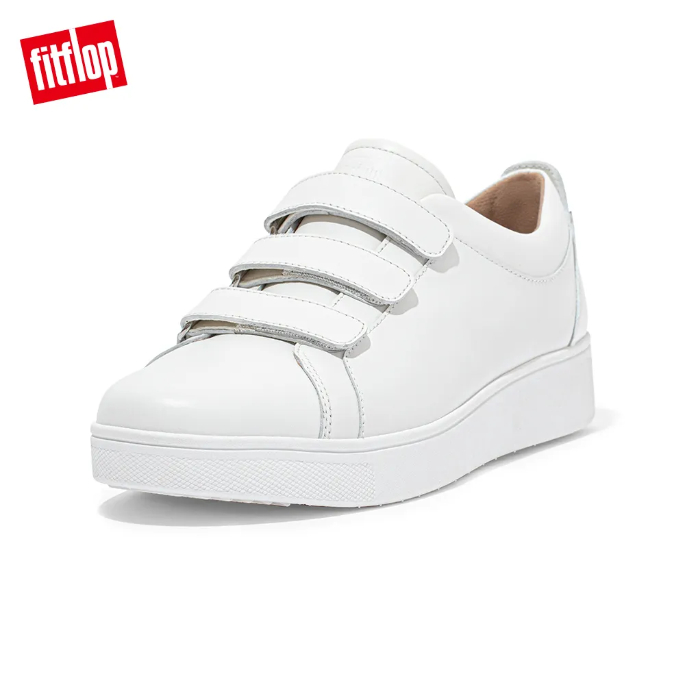【FitFlop】RALLY QUICK STICK FASTENING LEATHER SNEAKERS 時尚魔鬼氈造型休閒鞋-女(午夜藍) 歷史價格詳細信息