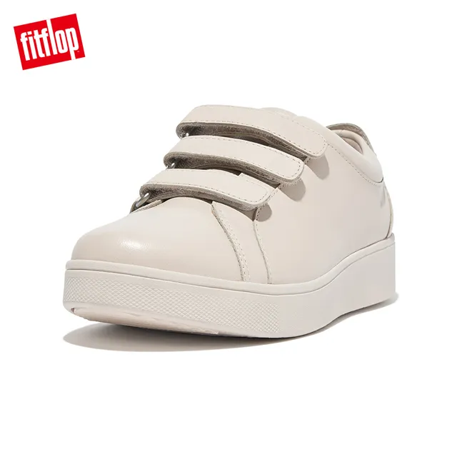 【FitFlop】RALLY QUICK STICK FASTENING LEATHER SNEAKERS 時尚魔鬼氈造型休閒鞋-女(午夜藍) 歷史價格詳細信息