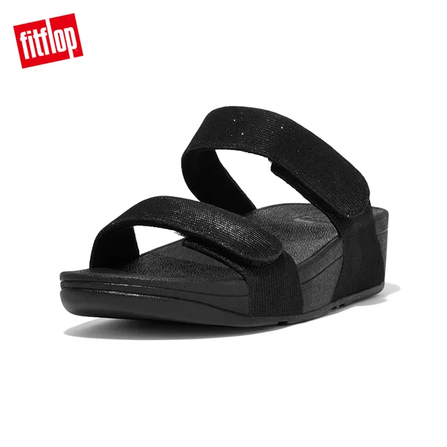 【FitFlop】LULU ADJUSTABLE SHIMMERLUX BACK-STRAP SANDALS 亮粉可調整式後帶涼鞋-女(玫瑰金) 歷史價格詳細信息