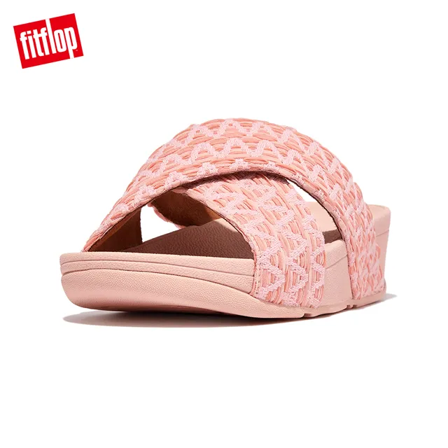 【FitFlop】LULU CROSS SLIDE SANDALS - LEATHER經典交叉涼鞋-女(黑色) 歷史價格詳細信息