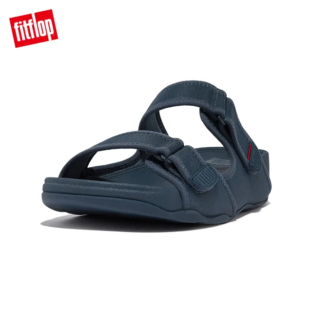 【FitFlop】GOGH MOC WATER-RESISTANT PERF BACK-STRAP SANDALS透氣淺水布後帶涼鞋-男(午夜藍/大溪地藍) 歷史價格詳細信息