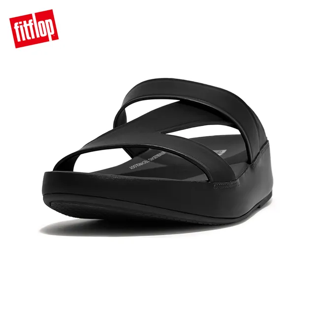 【FitFlop】SAMEL MENS ADJUSTABLE LEATHER SLIDES可調節雙帶皮革涼鞋-男(靓黑色) 歷史價格詳細信息
