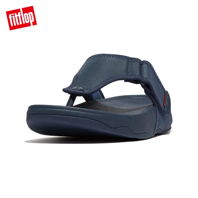 【FitFlop】TRAKK II WATER-RESISTANT NEOPRENE透氣淺水布夾腳涼鞋-男(午夜藍/大溪地藍) 歷史價格詳細信息