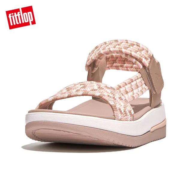【FitFlop】SURFF ADJUSTABLE LEATHER BACK-STRAP SANDALS運動風可調式皮革後帶涼鞋-女(靓黑色) 歷史價格詳細信息