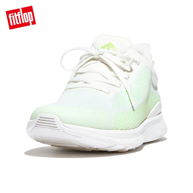 【FitFlop】VITAMIN FFX GLOW-IN-THE-DARK KNIT SPORTS SNEAKERS運動風螢光色繫帶休閒鞋-女(青檸汁色) 歷史價格詳細信息