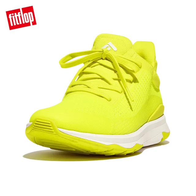 【FitFlop】VITAMIN FFX GLOW-IN-THE-DARK KNIT SPORTS SNEAKERS運動風螢光色繫帶休閒鞋-女(青檸汁色) 歷史價格詳細信息