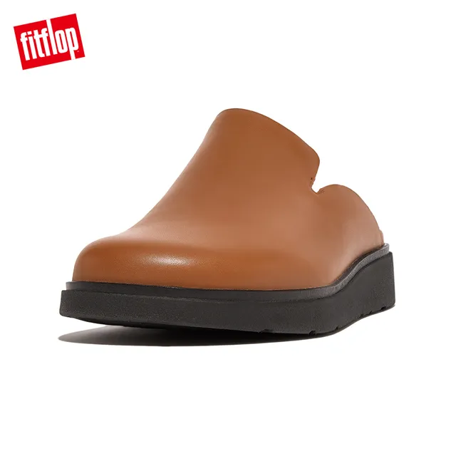 【FitFlop】GEN-FF MENS LEATHER MULES經典舒適木屐鞋/穆勒鞋-男(靓黑色) 歷史價格詳細信息