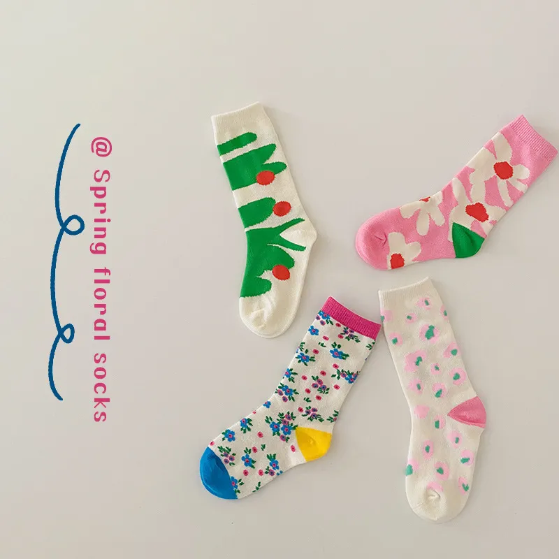 兒童中筒襪-四入一組-透氣網眼襪-1123拼色短襪 歷史價格詳細信息