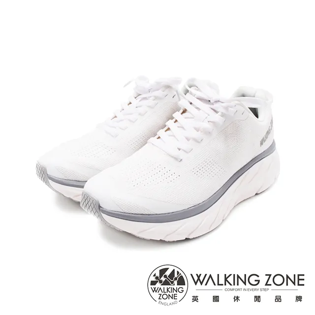 WALKING ZONE 透氣襪套式厚底運動休閒鞋 女鞋 - 白(另有黑) 歷史價格詳細信息
