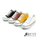 【Pretty】極簡時尚綁帶休閒鞋/板鞋/小白鞋N-28072 歷史價格詳細信息