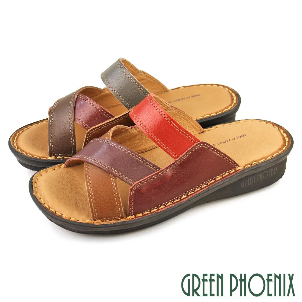 【GREEN PHOENIX】女 拖鞋 厚底 楔型 輕量 水鑽 透膚紗網 韓國製 U60-21891 歷史價格詳細信息