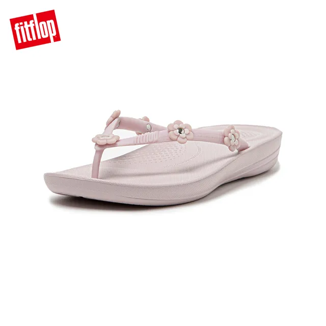 【FitFlop】IQUSHION ERGONOMIC FLIP FLOPS-FLOWER-STUD人體工學涼鞋-女紫 歷史價格詳細信息