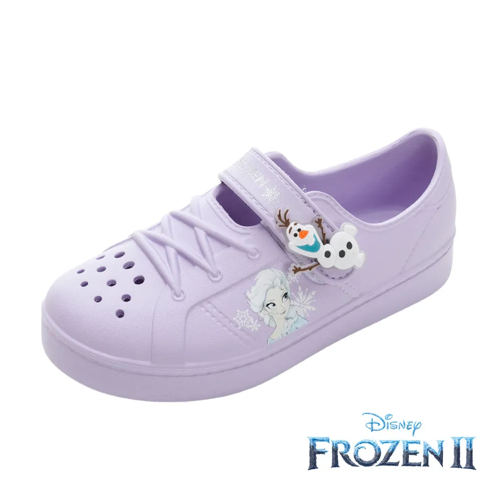 【Disney 迪士尼】冰雪奇緣 童鞋 輕量洞洞鞋(雪寶) 白藍/FOKG37906 歷史價格詳細信息