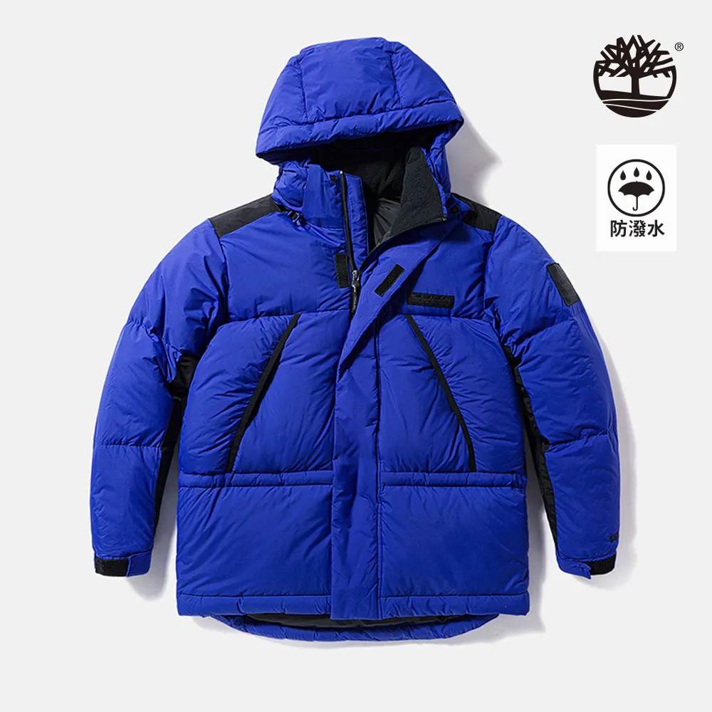 Timberland 男款亮藍色防潑水再生羽絨派克大衣|A2N68G58 歷史價格詳細信息