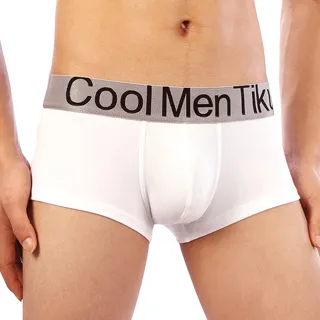 TIKU 梯酷 ~ 金屬系 神秘馬賽克 平口男內褲-白(WL1866) 超呼吸半透視織法 歷史價格詳細信息