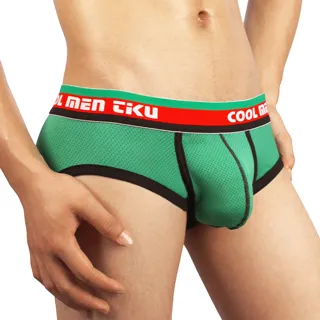 TIKU 梯酷 ~ 凸立囊袋 超彈貼身 三角內褲 黑色 BP1691 歷史價格詳細信息