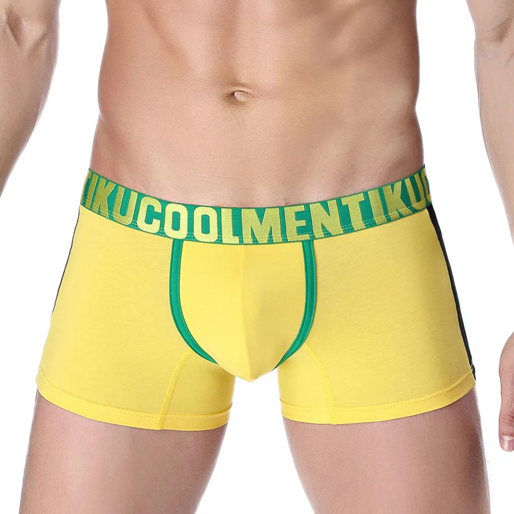 男士內褲個黃至尊龍圖案棉質平口褲衩透氣無痕夏季四角內褲  满-極致車品店 歷史價格詳細信息