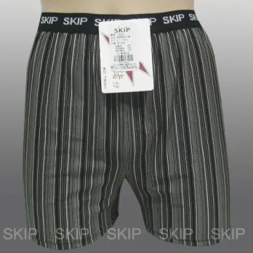 SKIP四季織精品**鍺條紋男加長平口褲**綠 歷史價格詳細信息