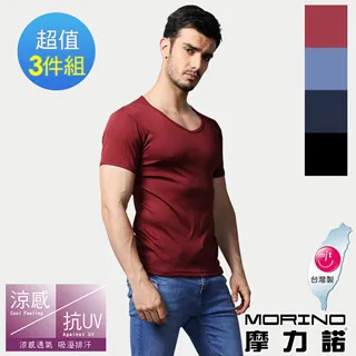 【MORINO】吸汗速乾涼感背心(超值3件組) 歷史價格詳細信息
