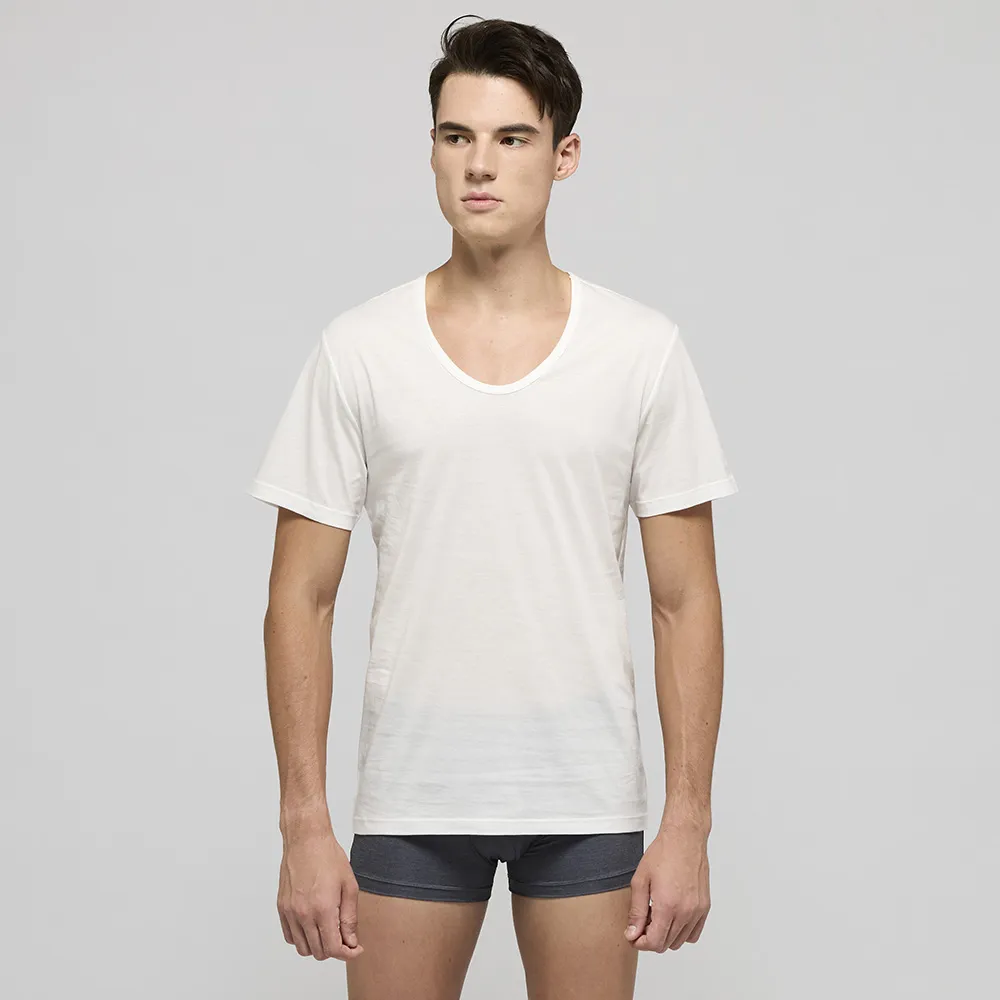 DADADO-基礎系列-天然絲光棉纖維 M-LL寬肩背心(白)-GT2072WT 歷史價格詳細信息