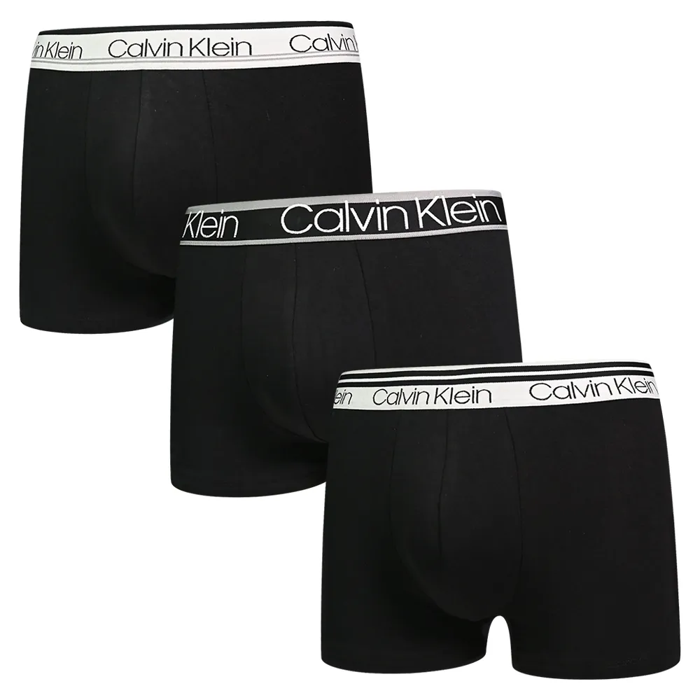 Calvin Klein Variety Waistband 男內褲 棉質中長版四角褲/CK內褲-黑、灰、紅 三入組(13) 歷史價格詳細信息