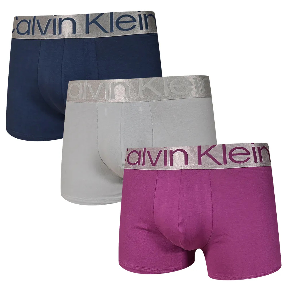 Calvin Klein 三入組 Pro Fit 4D超細柔纖維 四角褲/平口褲/CK內褲(黑、藍、白) 歷史價格詳細信息