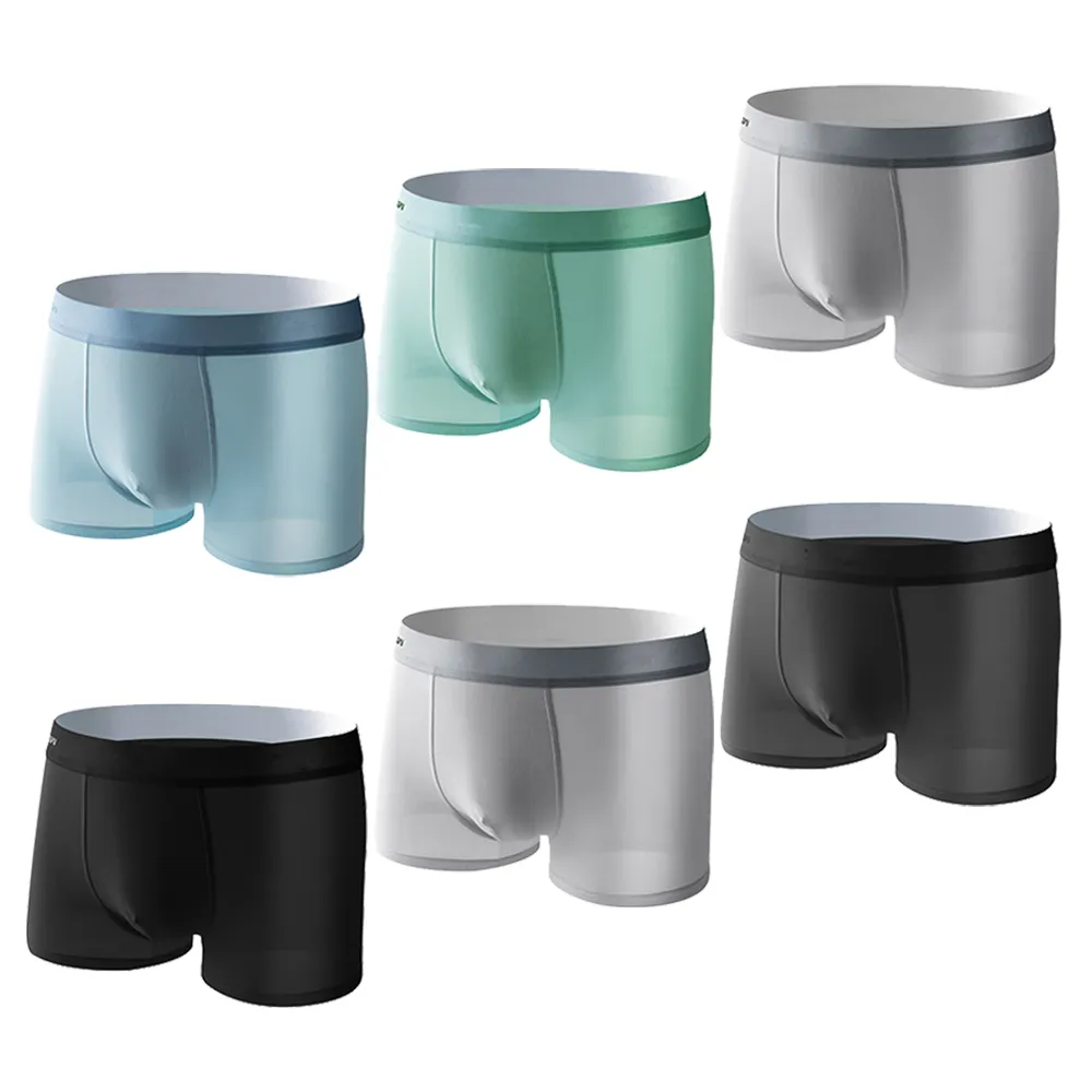 【CS22】貓人石墨烯抑菌冰絲無痕四角褲組合(6件/組) 歷史價格詳細信息