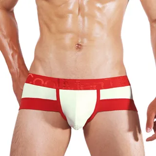 TIKU 梯酷 性感 凸立囊袋 冰絲 舒適透氣 男三角丁字男內褲 -紅色 (RP8002) 歷史價格詳細信息