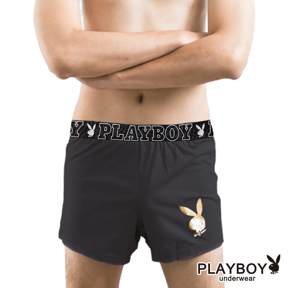 【PLAYBOY】燙金Logo設計織帶四角褲(丈青) 歷史價格詳細信息