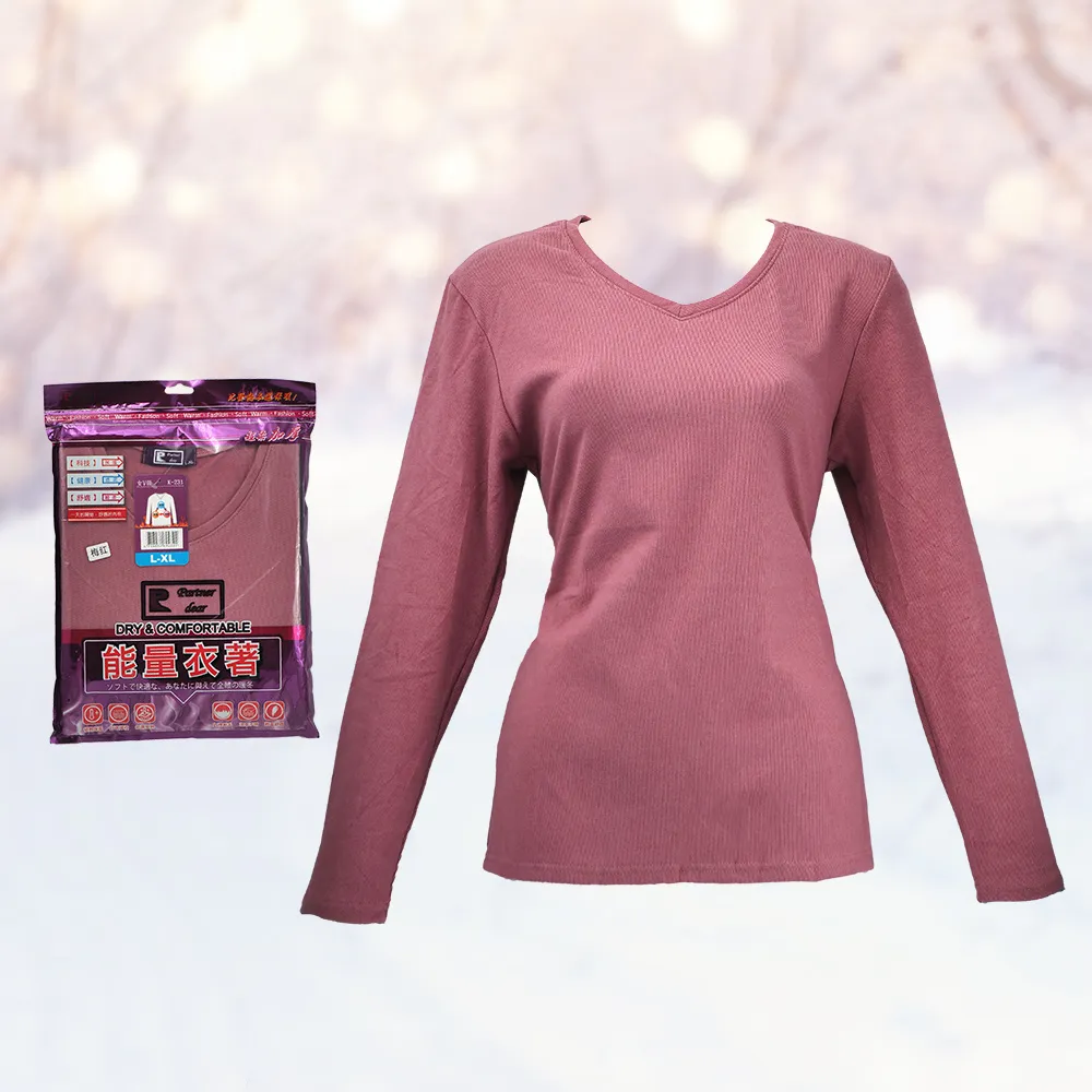 女仿羊絨半高領厚保暖衣-K220-2件 歷史價格詳細信息