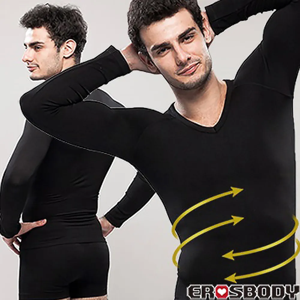 EROSBODY艾若斯健美 男長袖健身塑身內衣 灰色 歷史價格詳細信息