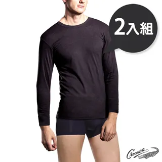 【Crocodile】鱷魚石墨烯超導抗菌長袖衫2入組(採用石墨烯纖維布料質地輕) 歷史價格詳細信息