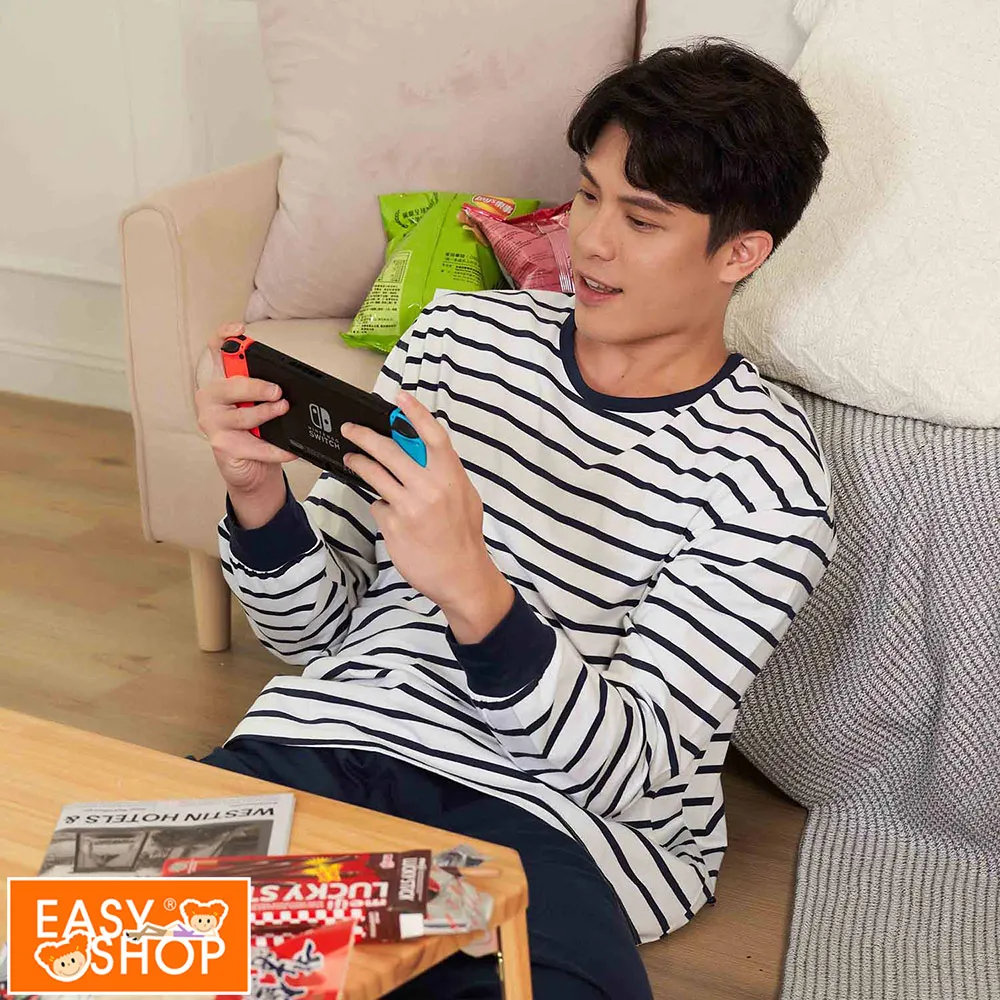 IN SHOP 藍花紋細坑條寬褲【KT201369】 歷史價格詳細信息