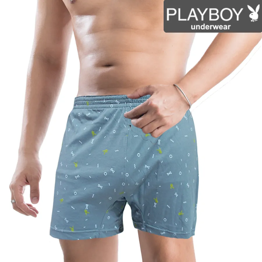 PLAYBOY 時尚印花平織四角褲-單件 歷史價格詳細信息