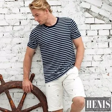 【HENIS】時尚型男彩色拼接吸汗速乾短袖V領衫~3件組 歷史價格詳細信息