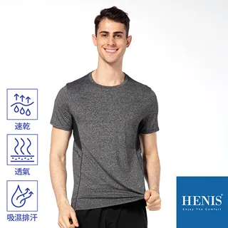 HENIS 極致陽離子拼接網布機能短袖衫-寶藍 歷史價格詳細信息