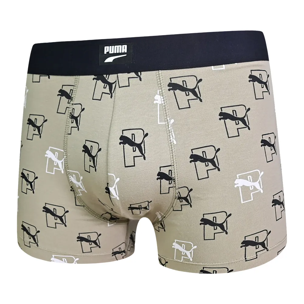 Puma Everyday Cotton Stretch 男內褲 高彈性舒適棉質 寬鬆四角褲/Puma內褲-黑、灰 兩入組 歷史價格詳細信息