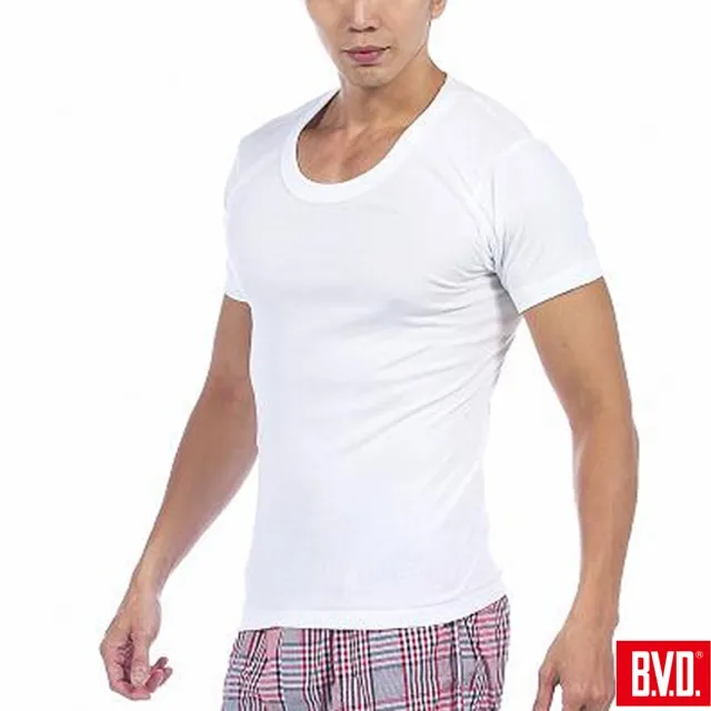 【BVD】時尚型男U領短袖內衣~4件組 歷史價格詳細信息
