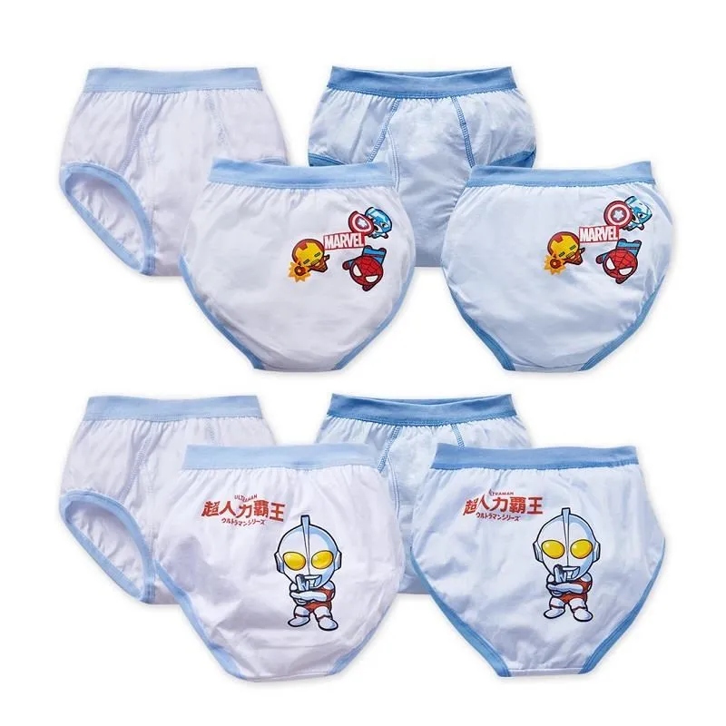 超人力霸王 蜘蛛人男童純棉三角內褲 童內褲  S/M/L/XL-6件(ML-CF014.UT-CF001) 歷史價格詳細信息