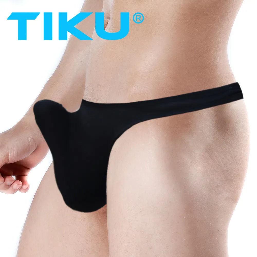 TIKU 梯酷 性感 凸立囊袋 冰絲 舒適透氣 男三角丁字男內褲 -紅色 (RP8002) 歷史價格詳細信息